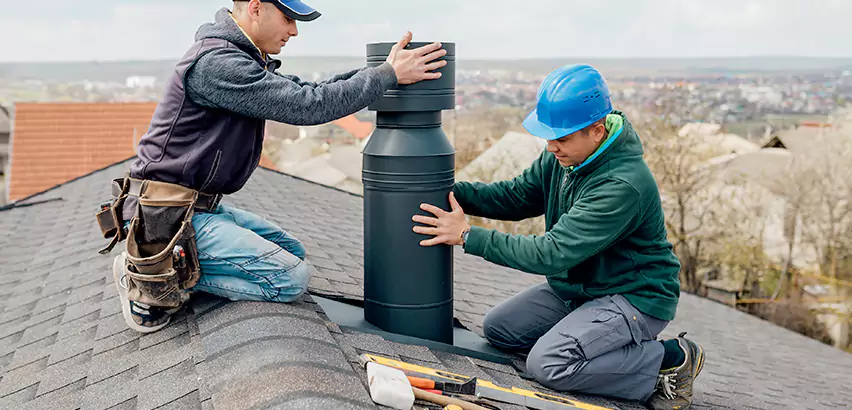 Chimney Flashing Replacement for Storm Damage in Plainfield