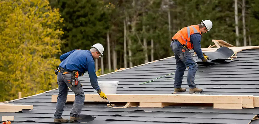 Garage Felt Roof Replacement in Plainfield