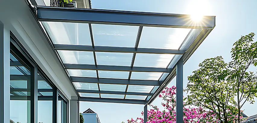Glass Patio Roof Installation in Plainfield