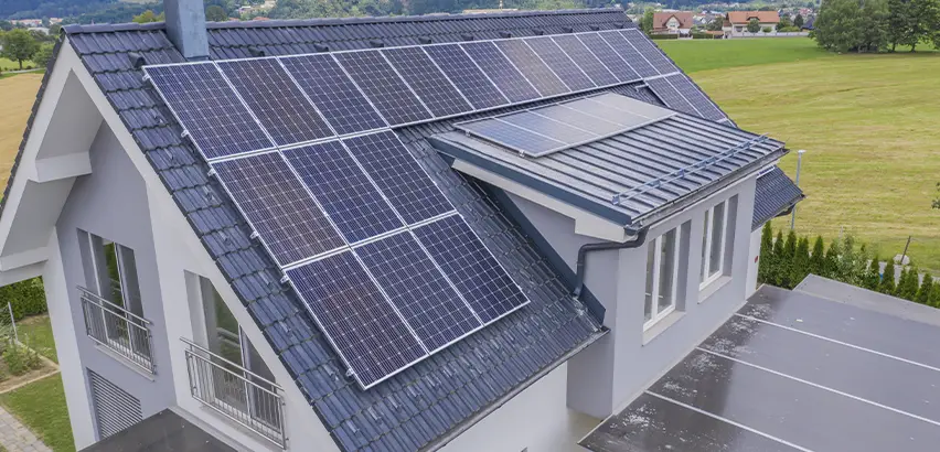 Residential Solar Roof Installation in Plainfield