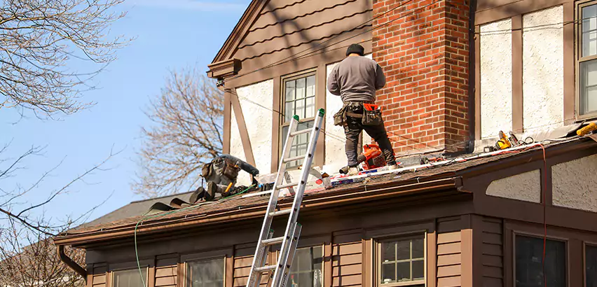 Roof Siding Trim Repair in Plainfield