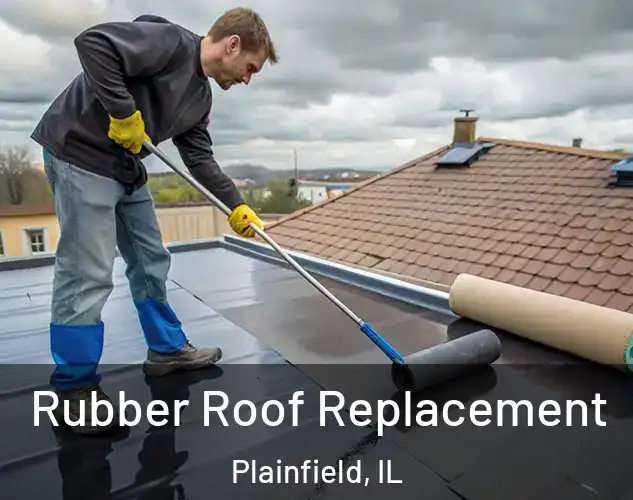  Rubber Roof Replacement Plainfield, IL